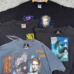 Vintage Star Trek T-Shirt Bundle of 4 Men's Size Large Graphic TEE VTG RARE FIND